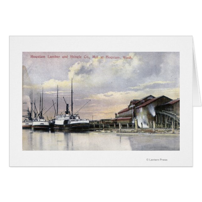 Scène d'usine de bois d'oeuvre d'Hoquiam (Devant horizontal)