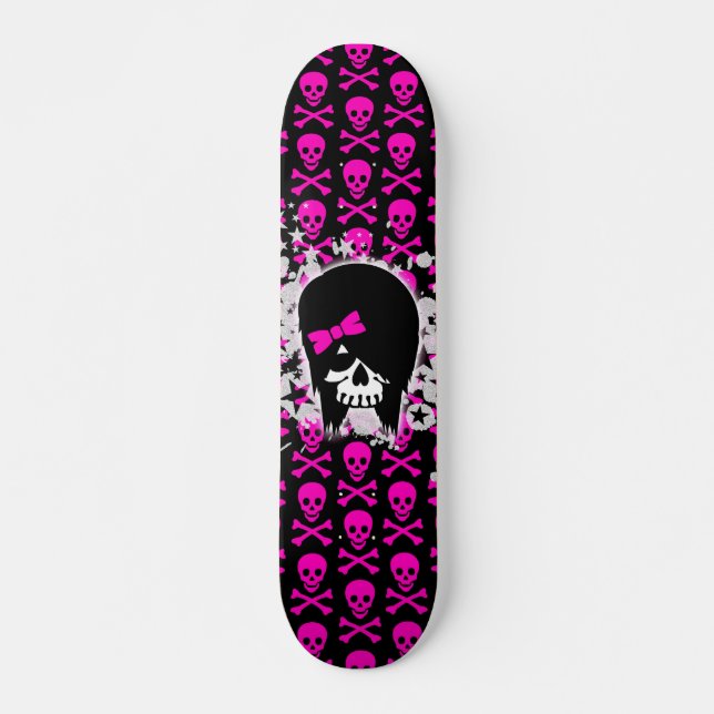 Scène Girl Skull Skateboard (Devant)