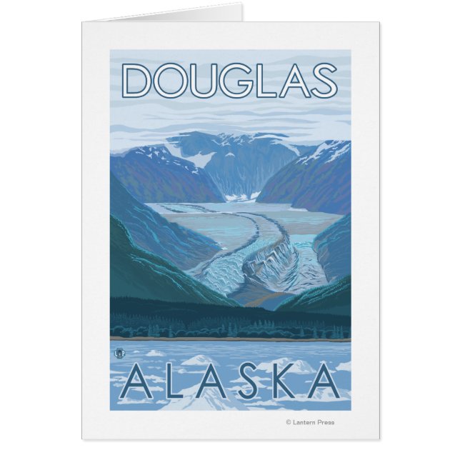 Scène glaciaire - Douglas, Alaska (Devant)