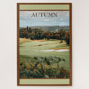 Scene Golf d'automne Photo Jigsaw Puzzle