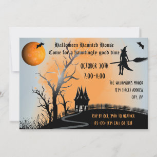 Scène Hantée - Invitation Maison Hantée