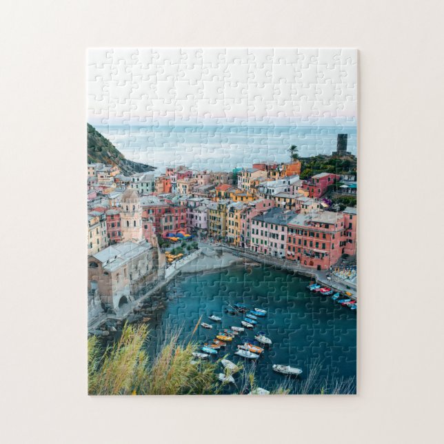 Scène italienne des Cinque Terre | Jigsaw Puzzle (Vertical)
