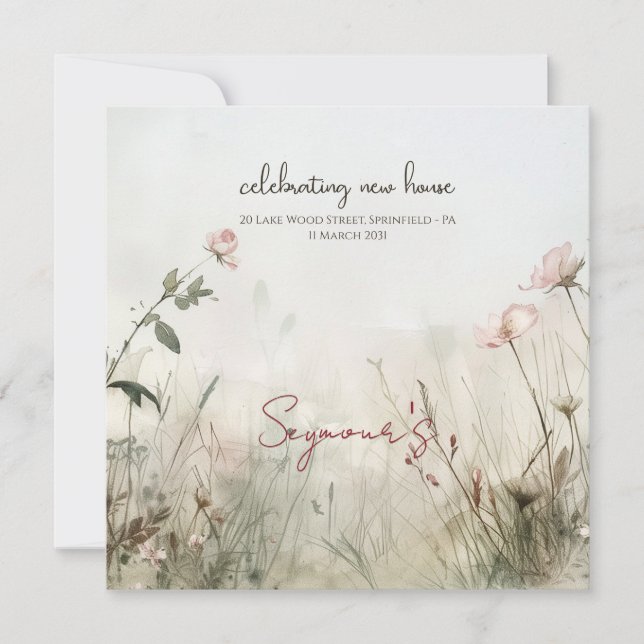 Scène rêvée de fleurs de printemps (Devant)