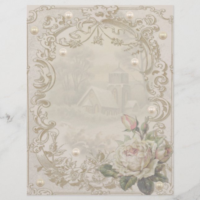 Scène rose & Hiver Aux Perles (Devant)