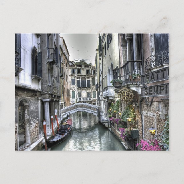 Scène urbaine à Venise Carte postale (Devant)