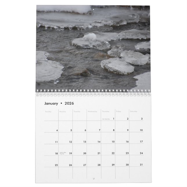 Scènes de calendrier de la nature 2010 (Jan 2026)