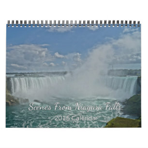 Scènes de calendrier des chutes du Niagara 2015