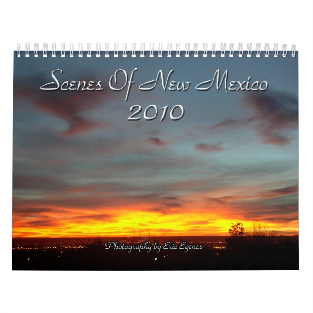 Scènes de calendrier du Nouveau Mexique 2010 (Protection)