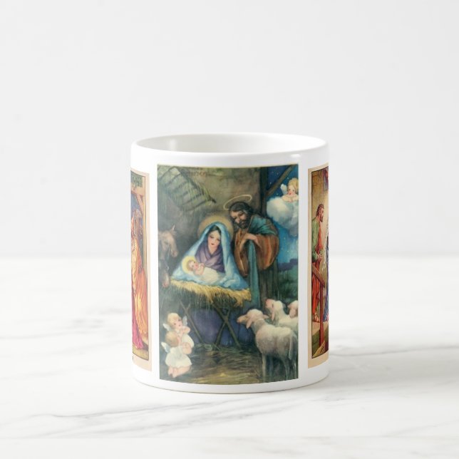Scènes de Noël sur Mug Manger (Centre)