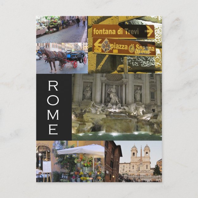 Scènes de Rome Cartes postales (Devant)