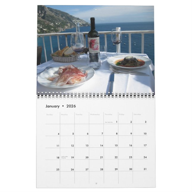 Scènes d'Italie - calendrier 2011 (Jan 2026)