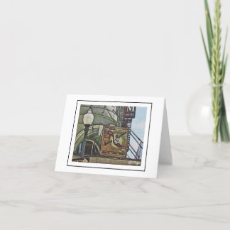 Scènes du Carte pour notes de la Nouvelle-Orléans