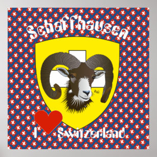 Schaffhausen - Schweiz - Suisse - Poster Svizzera