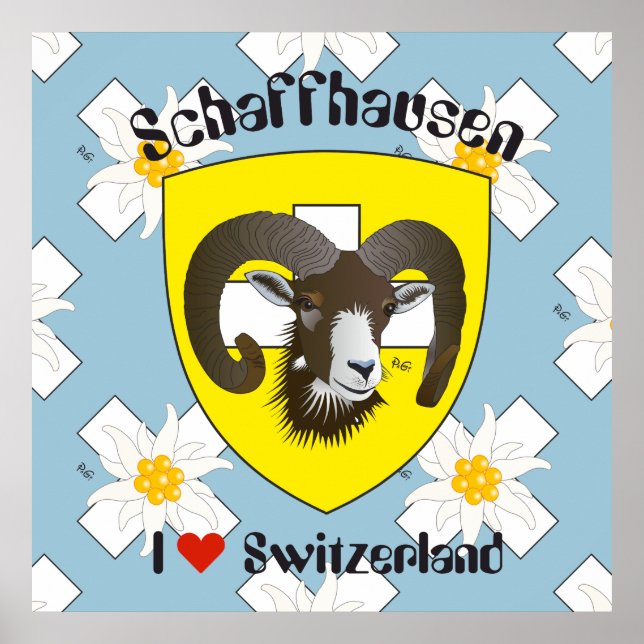 Schaffhausen - Schweiz - Suisse - Svizzera Poster (Devant)