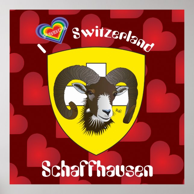 Schaffhausen - Schweiz - Suisse - Svizzera Poster (Devant)