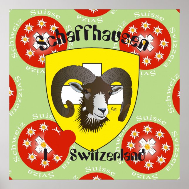 Schaffhausen - Schweiz - Suisse - Svizzera Poster (Devant)
