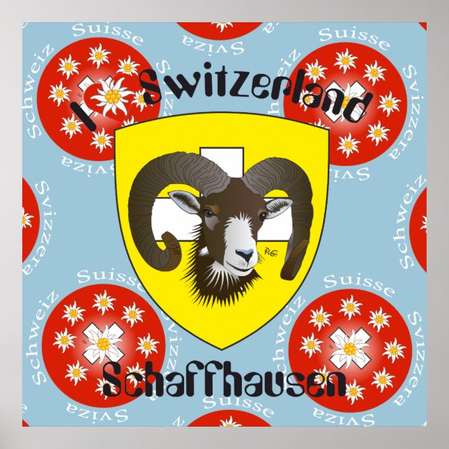 Schaffhausen - Schweiz - Suisse - Svizzera Poster (Devant)
