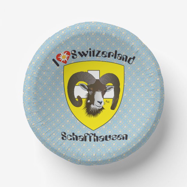 Schaffhouse - Suisse - Svizzera assiettes (Recto)