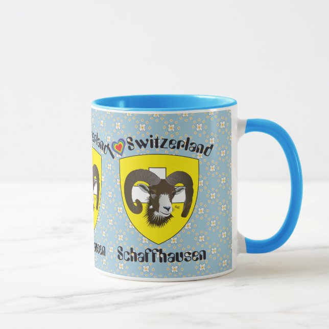 Schaffhouse - Suisse - Tasse suisse - Svizzera (Droite)