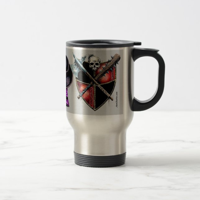 Scharfrichter Crest Travel Mug par Ann Charles (Droit)