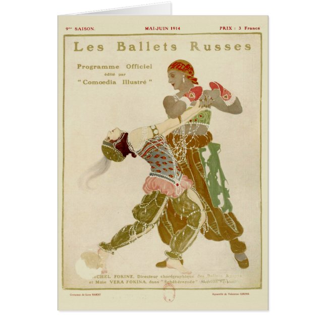 Schéhérazade, Léon Bakst et les ballets Russes (Devant)