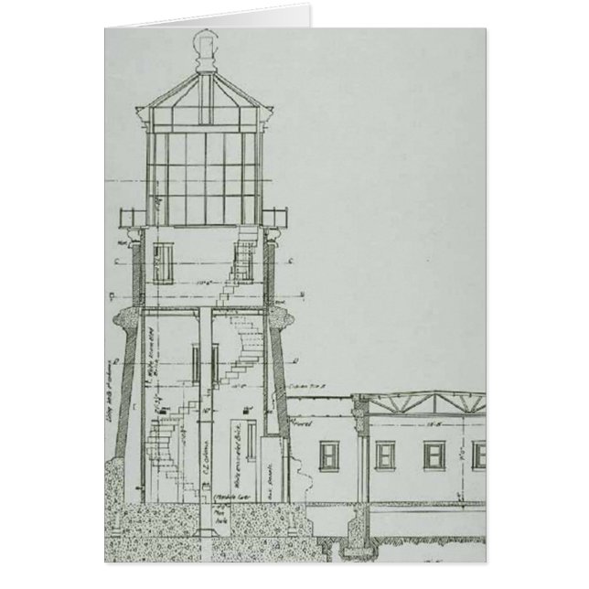 Schémas fendus de phare de roche (Devant)