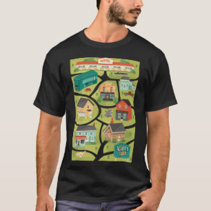 Schitt&x27 ; s Creek Town Map T-Shirt classique