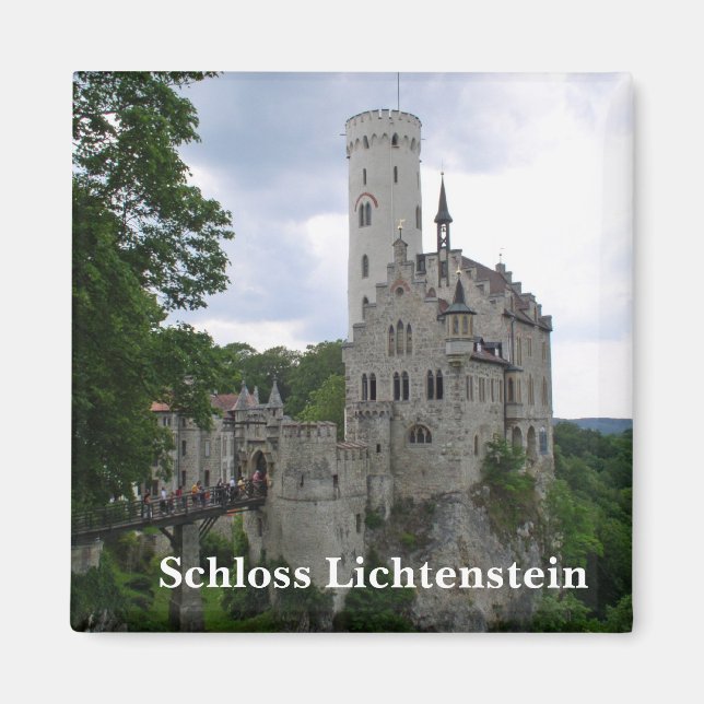 Schloss Lichtenstein Magnet (Devant)