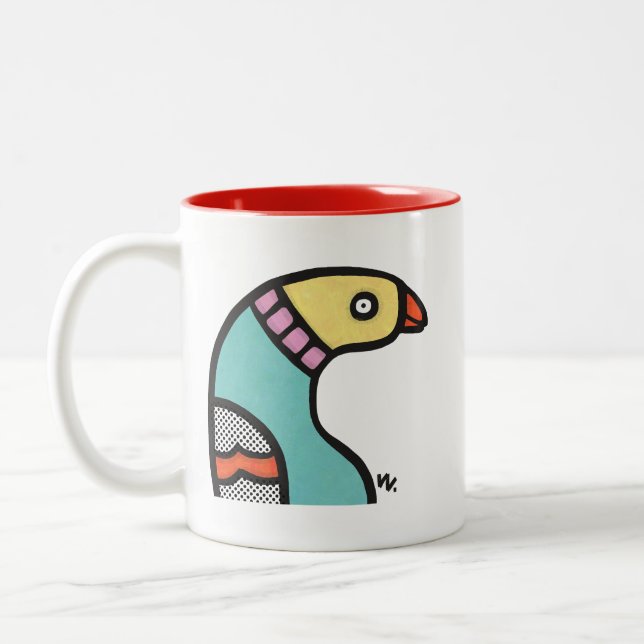 Schlumpy Bird Coffee Mug (Gauche)