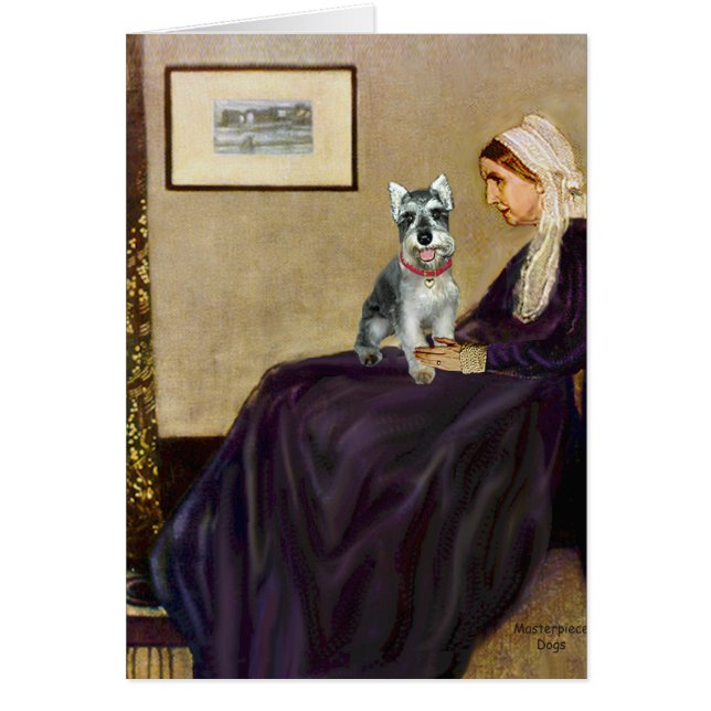 Schnauzer 8cr - La mère de Whistler (Devant)