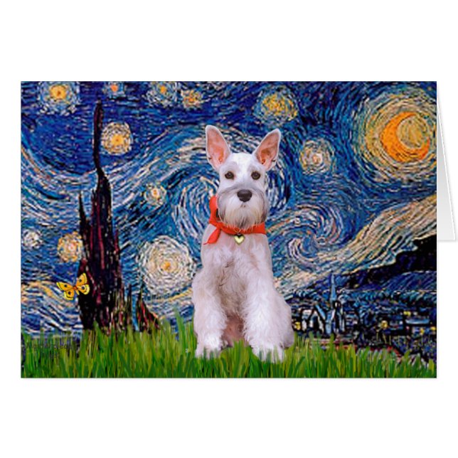 Schnauzer 9 - Nuit étoilée (Devant horizontal)