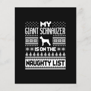 schnauzer géant sur la liste coquine chien hideux