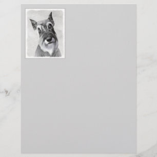 Schnauzer (Giant) Peinture - Chien Art