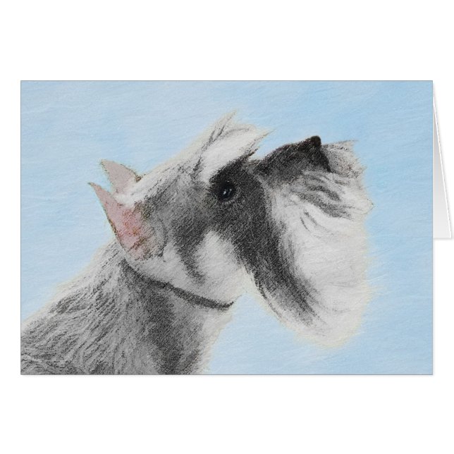 Schnauzer (Giant, Standard) Peinture - Chien Art (Devant horizontal)