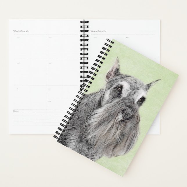 Schnauzer (Giant, Standard) Peinture - Chien Art (Devant avec enveloppe)