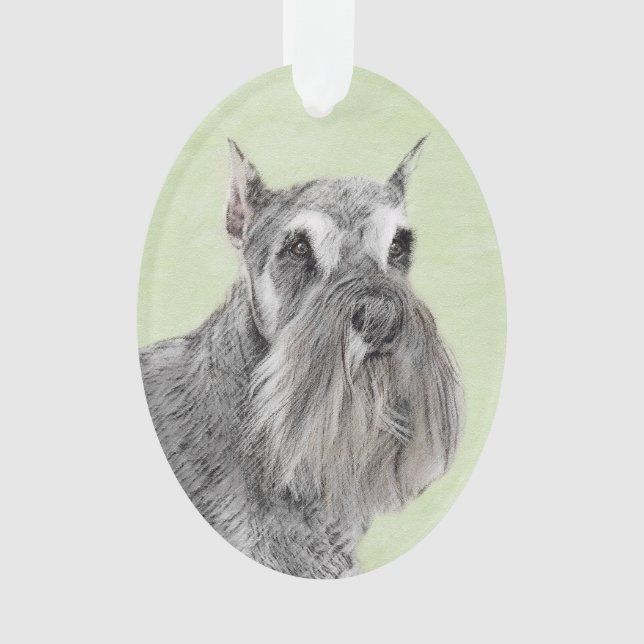 Schnauzer (Giant, Standard) Peinture - Chien Art (devant)
