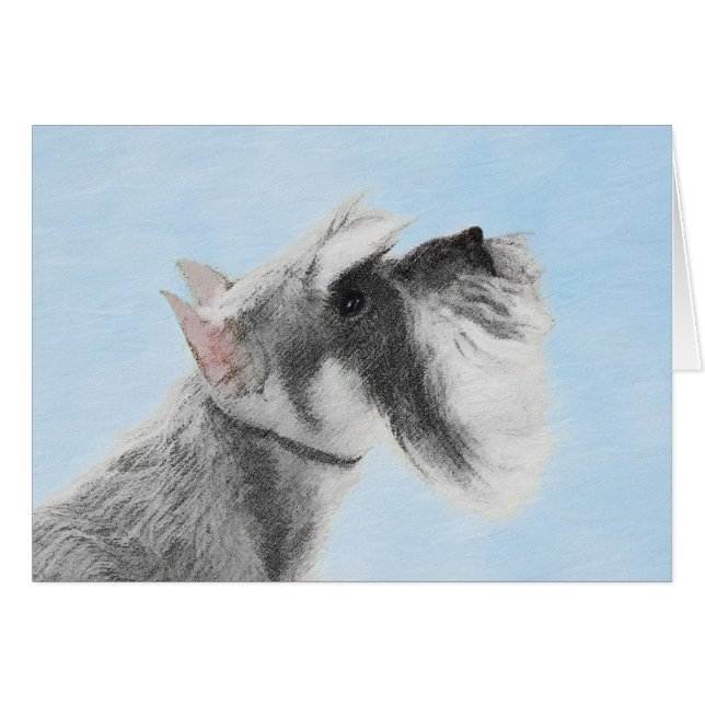 Schnauzer (Giant, Standard) Peinture - Chien Art (Devant horizontal)