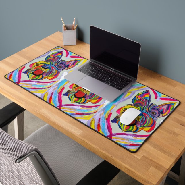 Schnauzer Love Desk Mat (Bureau 2)