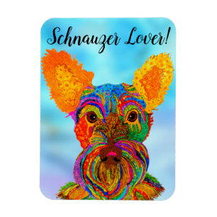 Schnauzer Magnet 3"x4"