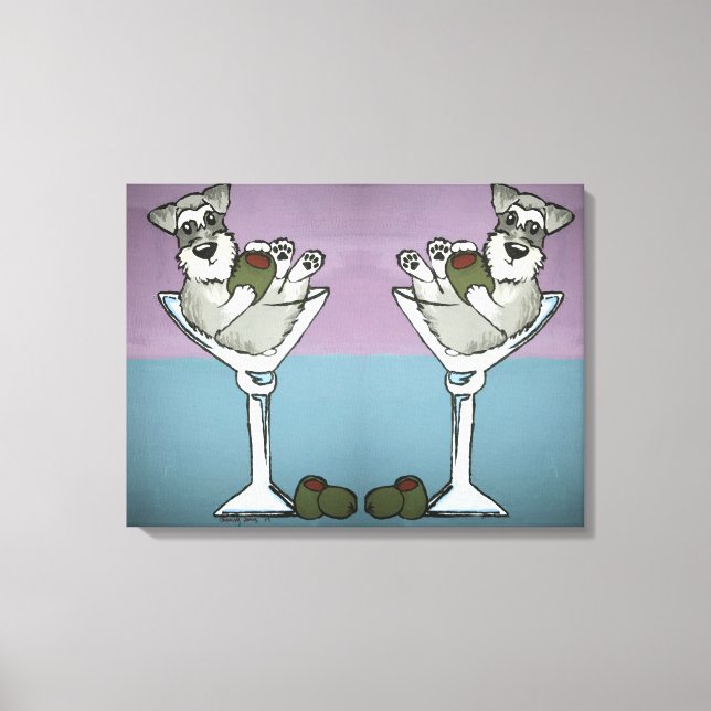 Schnauzer Martini doubler la toile de difficulté (Recto)