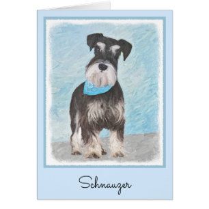 Schnauzer (Miniature) Peinture - Joli chien origin