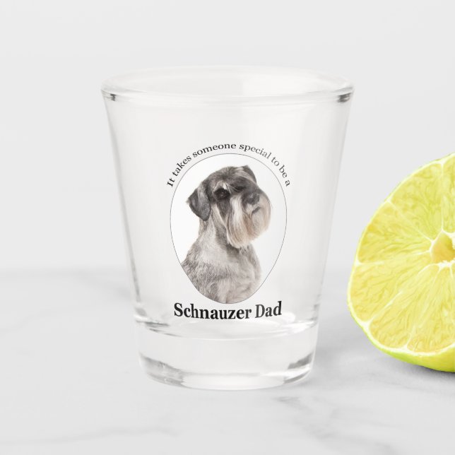 Schnauzer Papa Tiré du verre (Devant)
