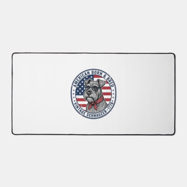 Schnauzer Patriotique Vintage (Recto)