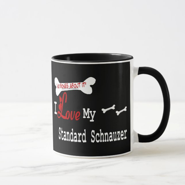 Schnauzer standard (I Love) Mug (Droite)