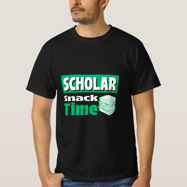 Scholar Snack Time-School Lunch Break t-shirt (Devant)