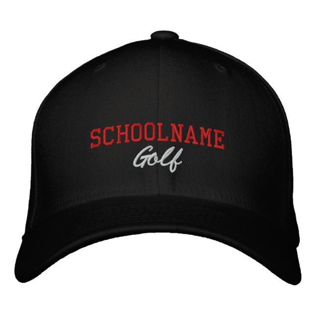 School Spirit Golf - Casquette brodé - PERSONNALIS (Devant)