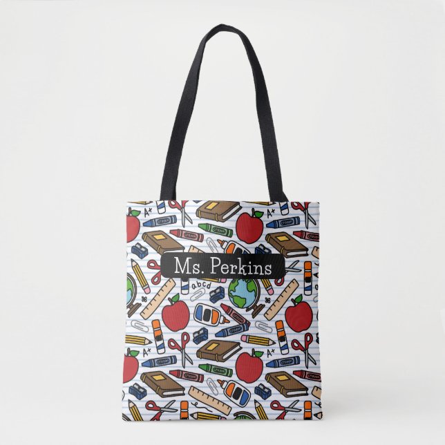 School Teacher Tote Bag (Devant)