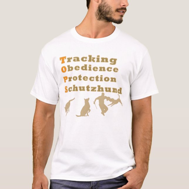 Schutzhund COMPLÈTE le T-shirt v2 (Devant)