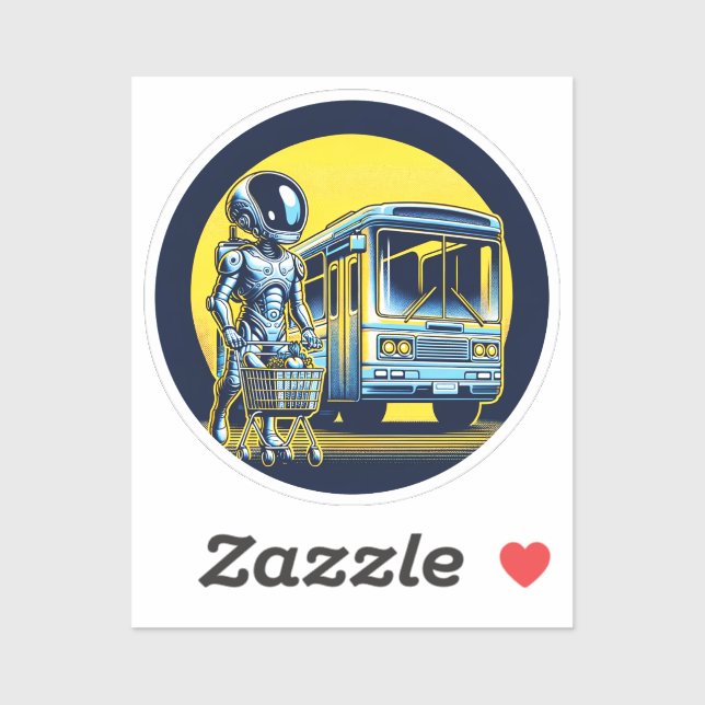 Sci-Fi dans le Sticker de la vie quotidienne - Ali (Feuille)