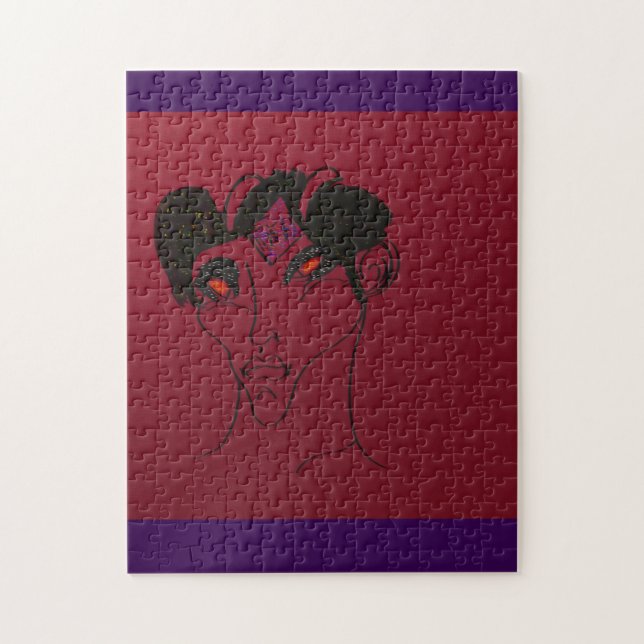 Sci-fi Demon Hunter Countess Jigsaw Puzzle (Vertical)